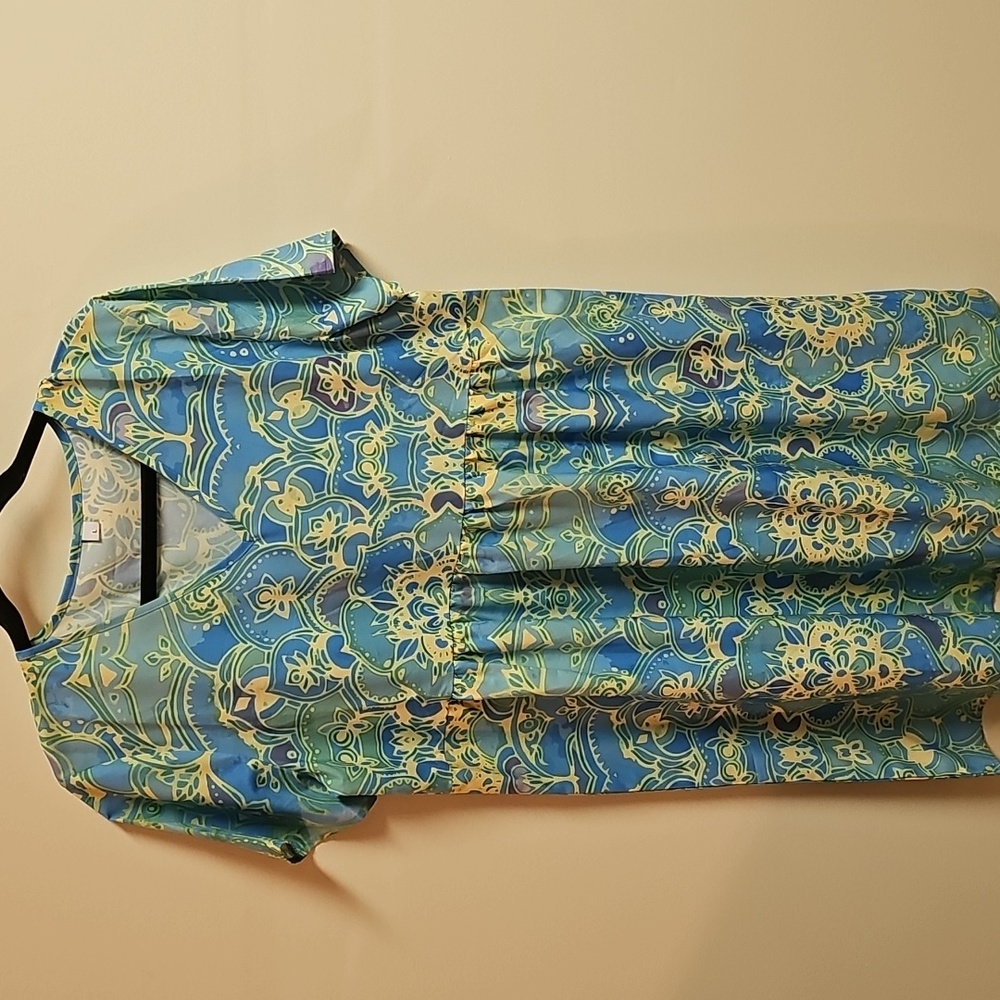 Boho Style Vibrant Womens Summer dress Size Large